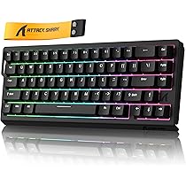 Amazon | ATTACK SHARK X68HE ラピットトリガー ゲーミング